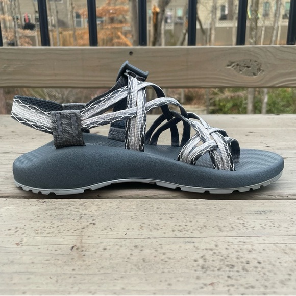 Chaco ZX2 gray Classic sandals size 8 - Picture 11 of 16